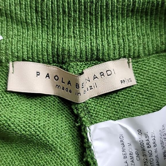Paola Bernardi Green Knit Sweat/ Lounge Pants - Picture 9 of 10